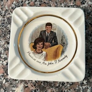 President and Mrs. John F. Kennedy Ashtray